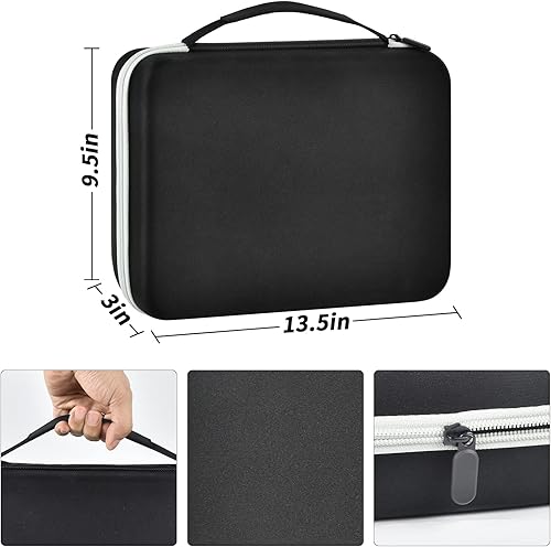 Miniatura 4 de Caja organizadora de almacenamiento de baterías con probador BT-168, estuche variado con capacidad para más de 140 pilas AA, AAA, C, D, 9V, litio de