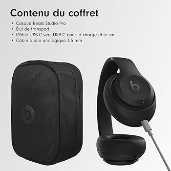 Beats Studio Pro - Casque sans Fil avec Bluetooth et Réduction du