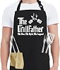 Kaidouma Funny Grilling Aprons for Men - I Only Smoke The Good Stuff - Funny Chef Cooking BBQ Grill Aprons with 2 Pockets - Birthday, Father's Day, Christmas Gifts for Dad, Husband, Boyfriend, Him