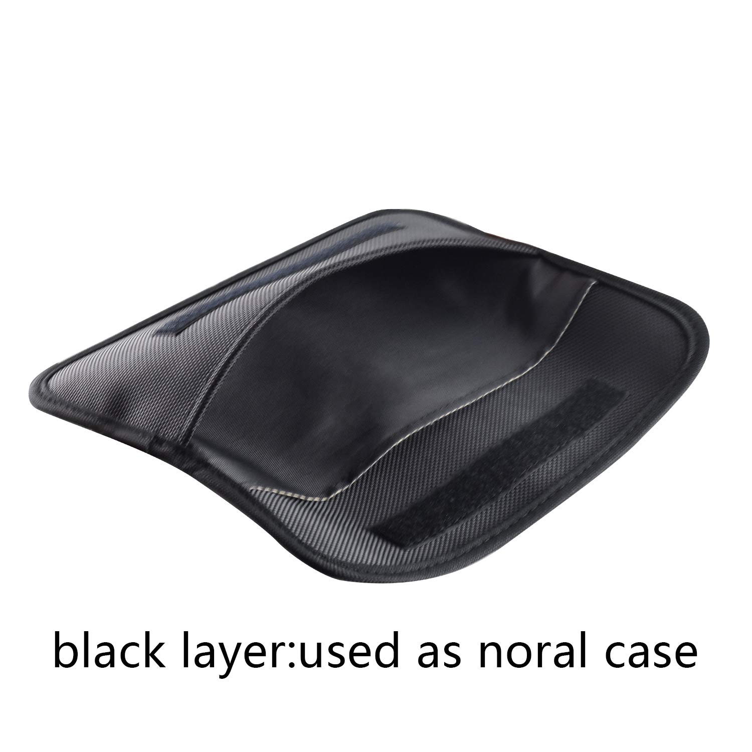 Sac Faraday Pour Clé De Voiture Et Téléphone - Bloque Les Signaux RFID, NFC, Avec 2 Pochettes Cartes