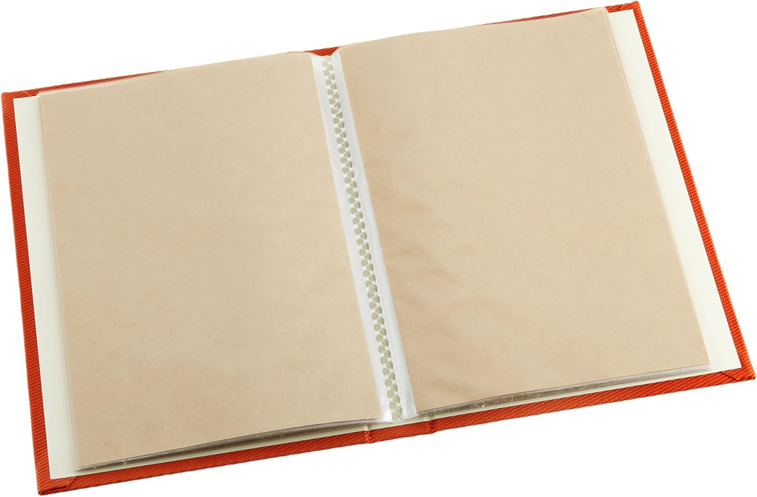 Nakabayashi Co,Ltd,Terracotta,Photo Album 40 Pockets Hold 4 by 6 Photos, Orange