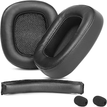 Premium Replacement Earpads Cushions Compatible with Logitech G930/Logitech G930S/Logitech G430 Logitech G432 Gaming Headset Ear Pads with Softer Protein Leather and Memory Foam