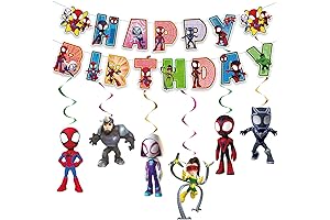 Spidey and His Amazing Friends Party Essentials: Swirls and Banner