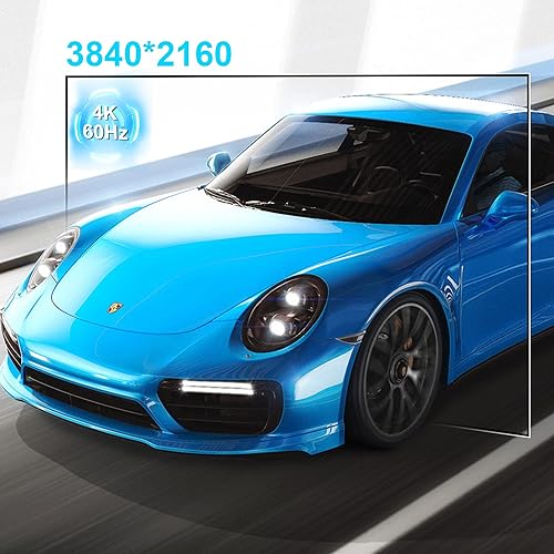 Miniatura 7 de NEWCARE Conmutador KVM 2 Monitores 2 Computadoras, HDTeka 4K@60Hz HDMI KVM Switches con 4 puertos USB 3.0, Teclado Video Ratón Audio Periféricos