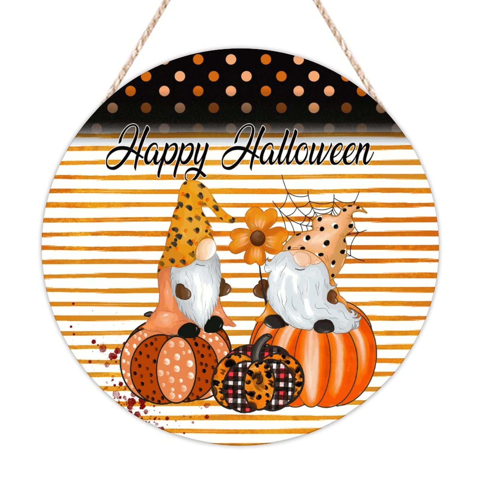 Panneau de bienvenue Happy Halloween le cadeau idéal de pendaison de crémaillère