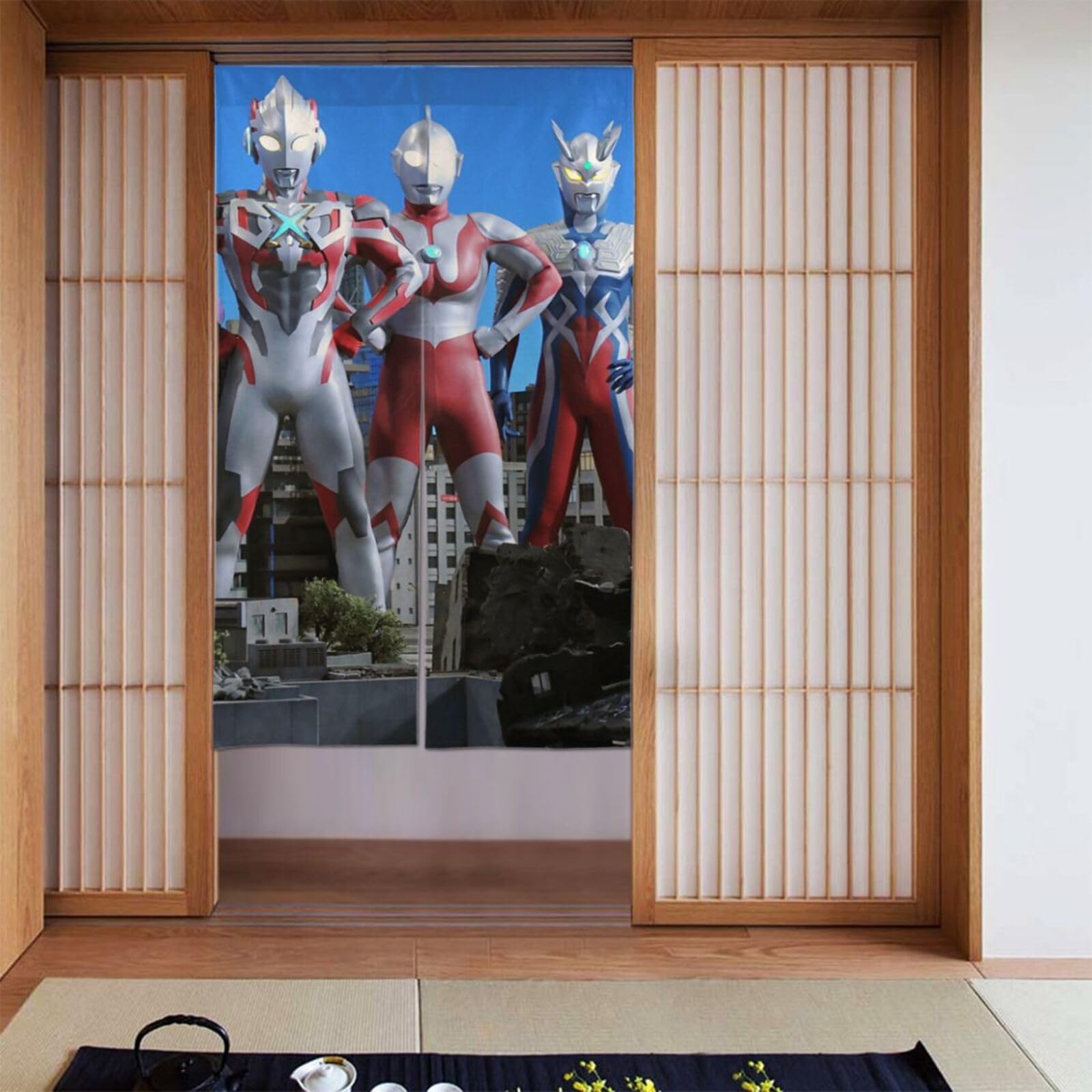 「ウルトラマン」高級暖簾（非売品・新品） Amazon｜のれん ウルトラマン 間仕切り 暖簾 遮光のれん 和風