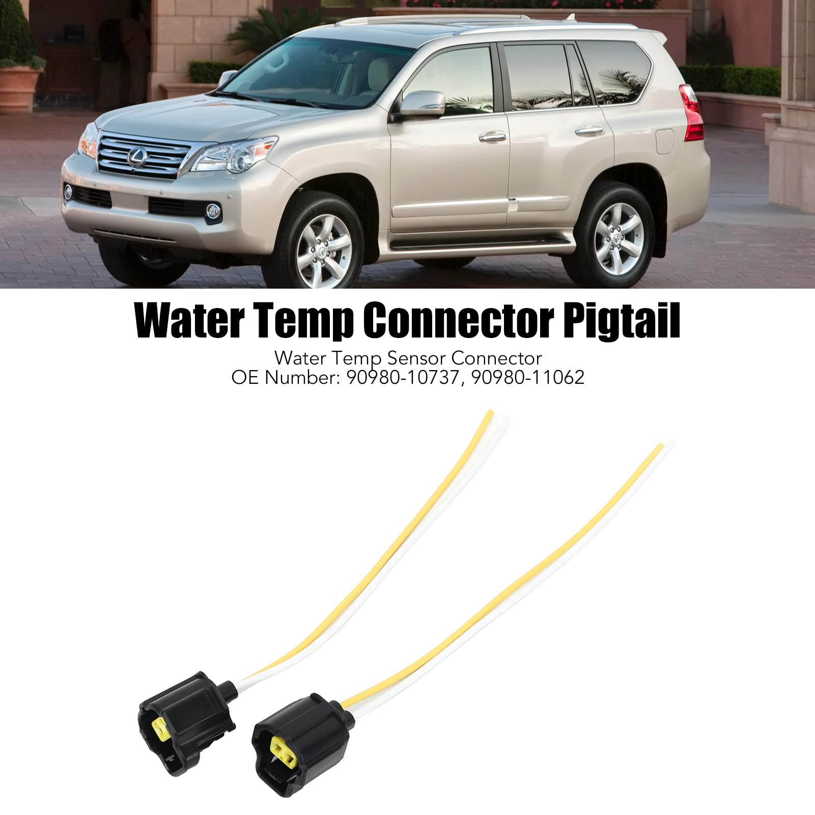 Arnés de cableado 90980-11428 del conector del sensor de temperatura de 1 vía compatible con