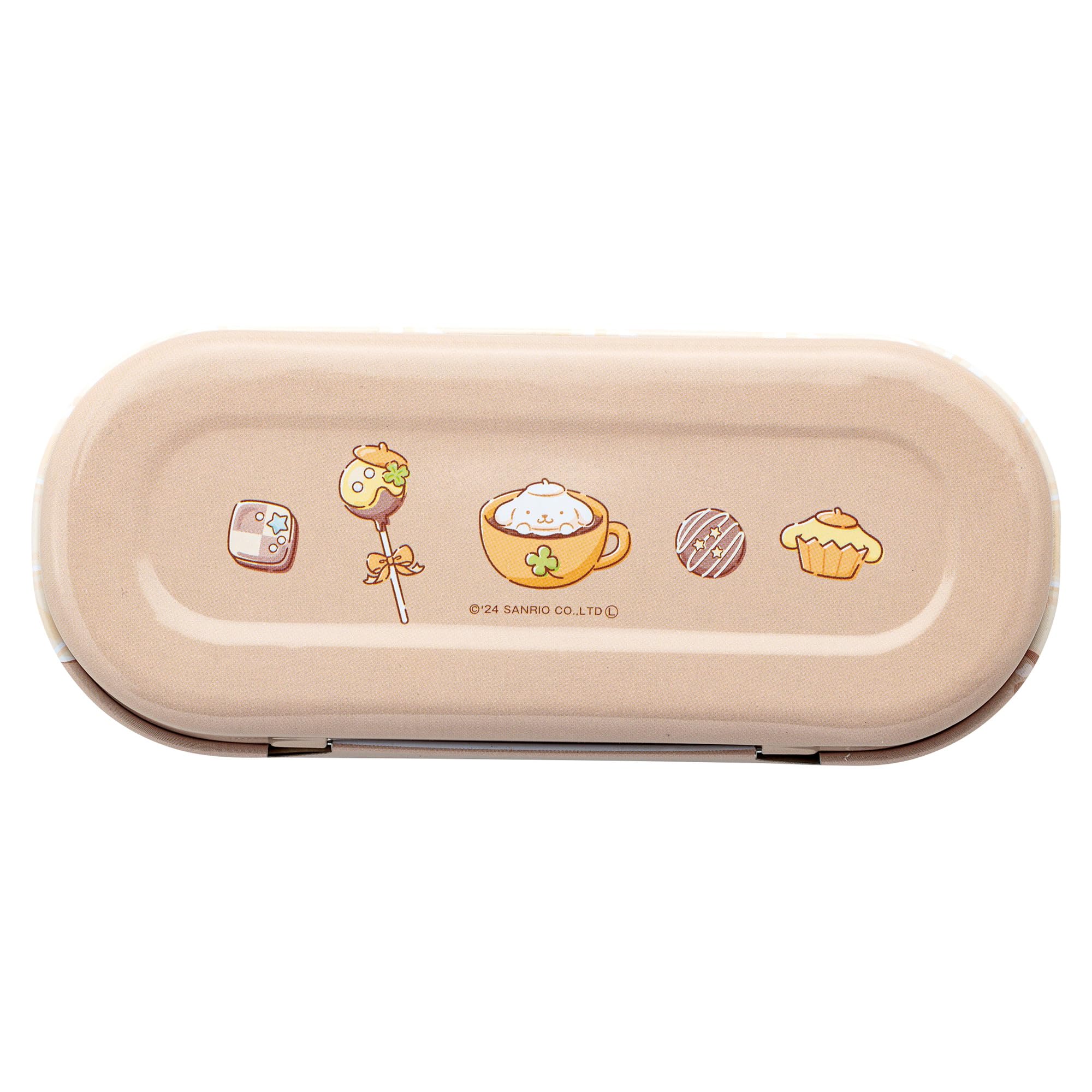 ポムポムプリン ケース 小物入れ レトロ　缶 ポムポムプリン ケース 小物入れ レトロ 缶