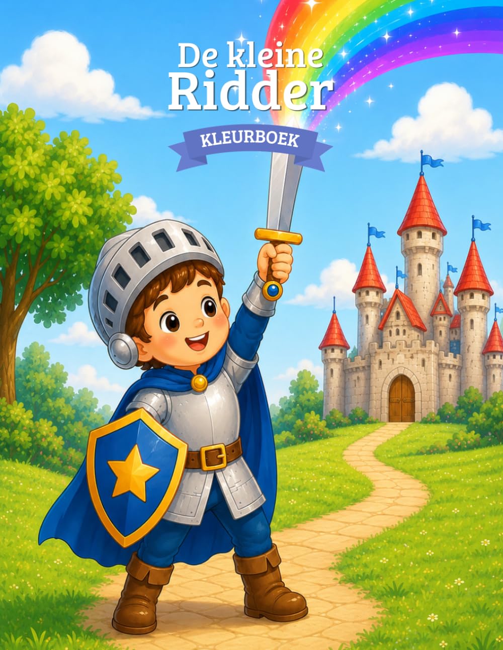 Kleurboek de kleine ridder: Kleurboek voor peuters en kleuters (2–6 jaar) (Kleine avonturen)