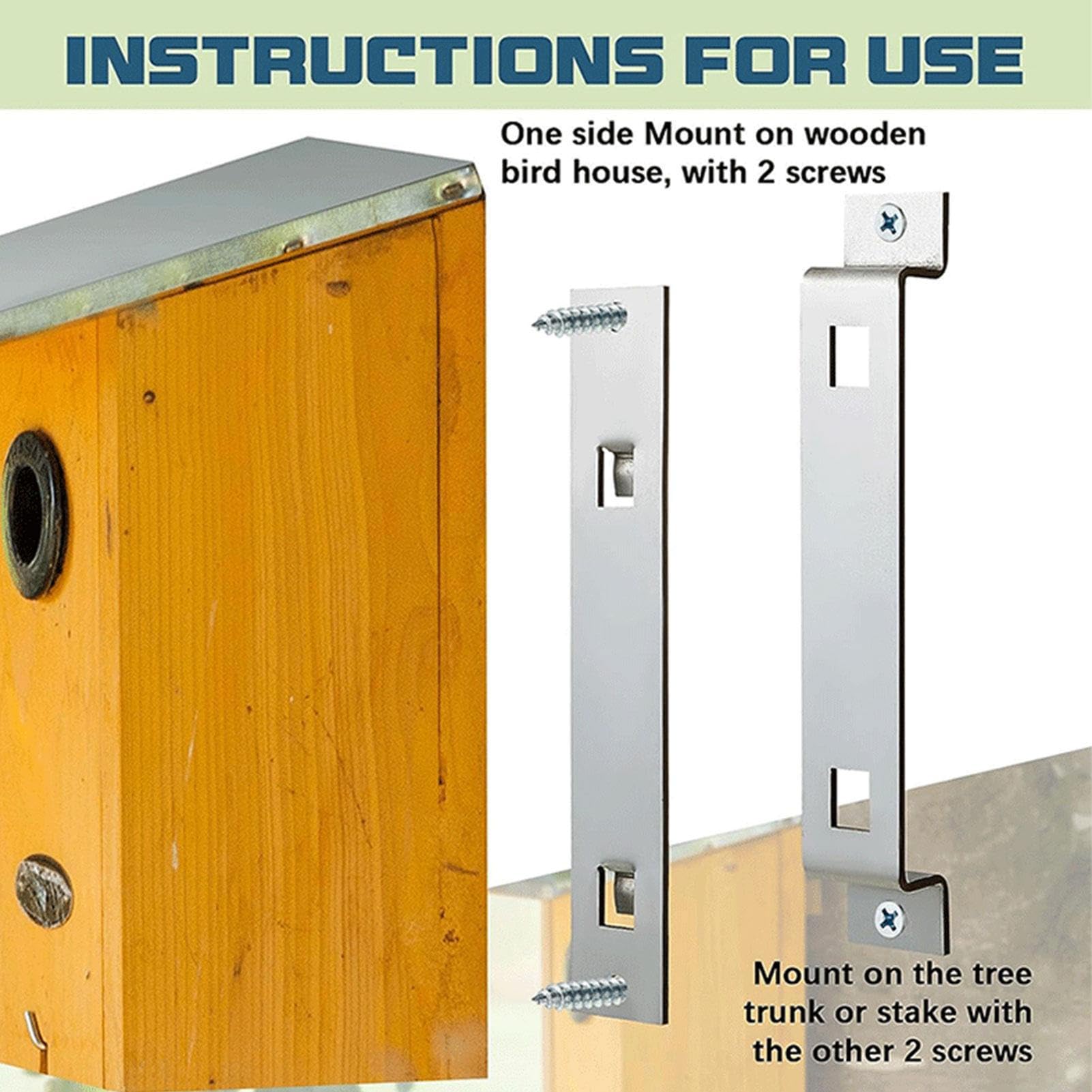 Support Pour Nichoir à Oiseaux Ceolup - Installation Solide Et Sûre