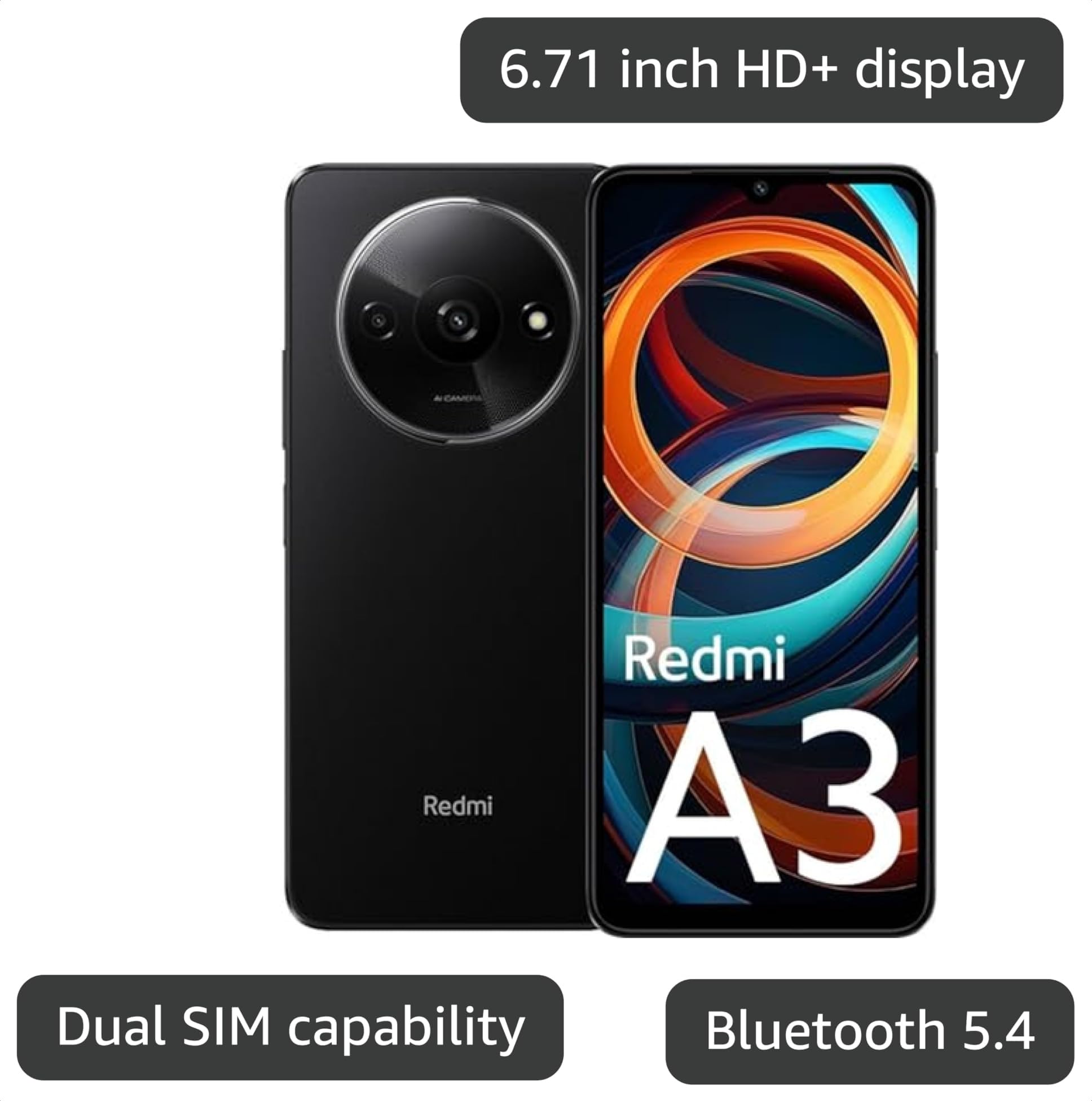REDMI A3 4/128Gb おまけがあり 6台セット Amazon.com: Xiaomi Redmi A3 4G Lte (para Tmobile Tello & Global