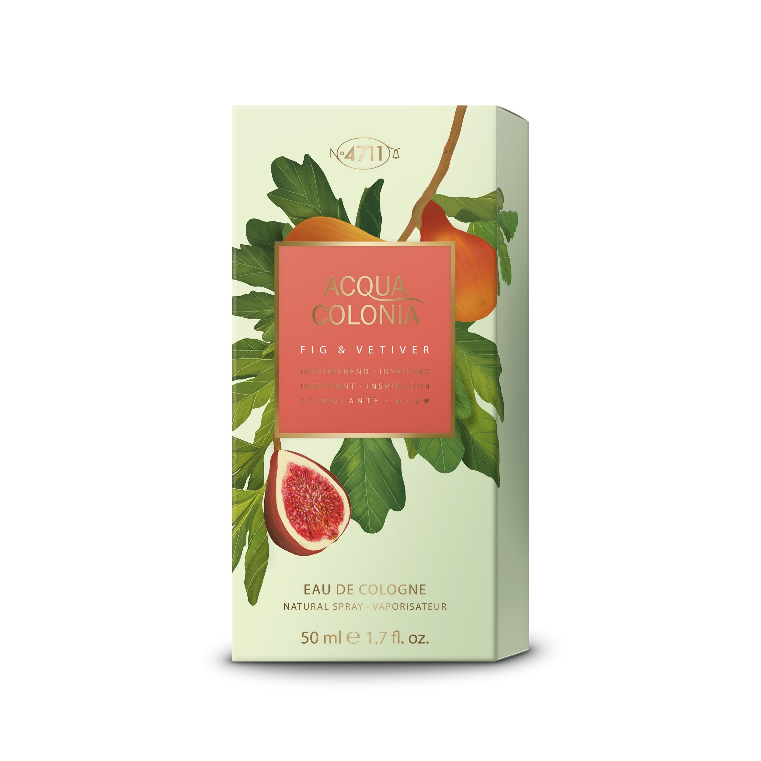 4711 Acqua Colonia® Fig & Vetiver | Eau de Cologne - inspirante - Bien-être pour les sens | 50 ml Natural Spray