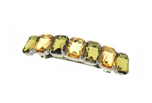 Linpeng Pasadores de pelo con cuentas para mujer, hechos a mano, joyas acrílicas, joyas francesas, accesorios para el cabello, regalo para ella, 1