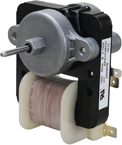 Motor del ventilador del evaporador W10189703 del dispositivo de por vida actualizado compatible con el refrigerador Whirlpool