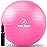 ProBody Pilates Exercise Ball - Multiple Sizes Gym Grade Balance Ball for Fitness, Yoga, Workout, Pregnancy & Physical Therapy (Pink, 55 cm)