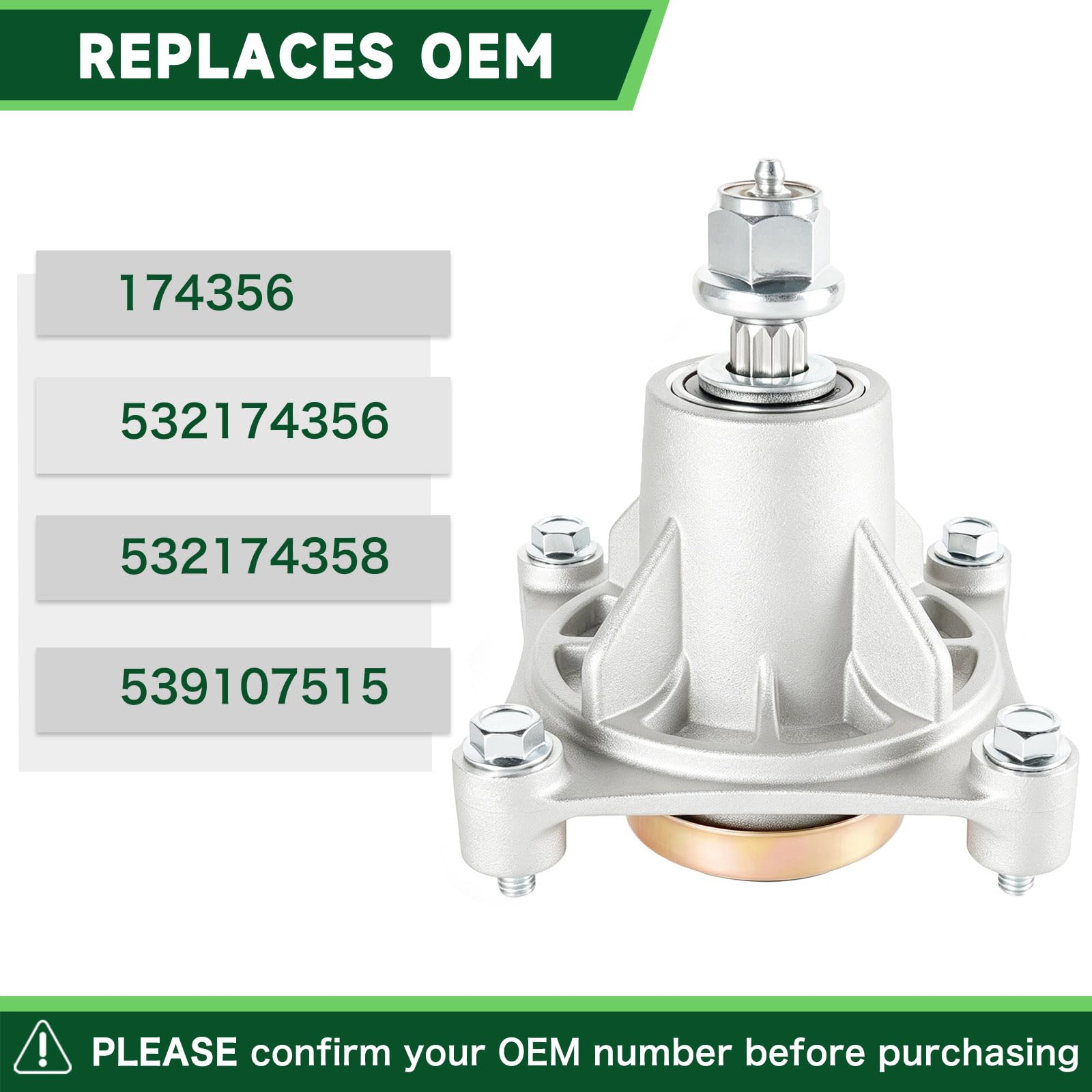 Amazon.com : 174356 Spindle Assembly Fits 46