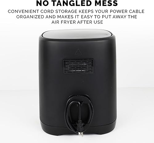 Miniatura 7 de Kalorik Freidora de aire con pantalla táctil de 7 cuartos de galón con ventana, acero negro