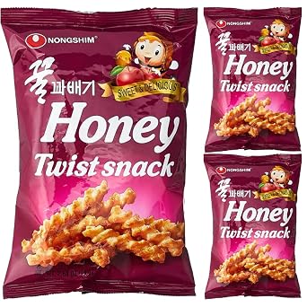Box of Life Korean Snack Variety Pack - Korean Honey Twist Snack 2.82oz 3 Packs