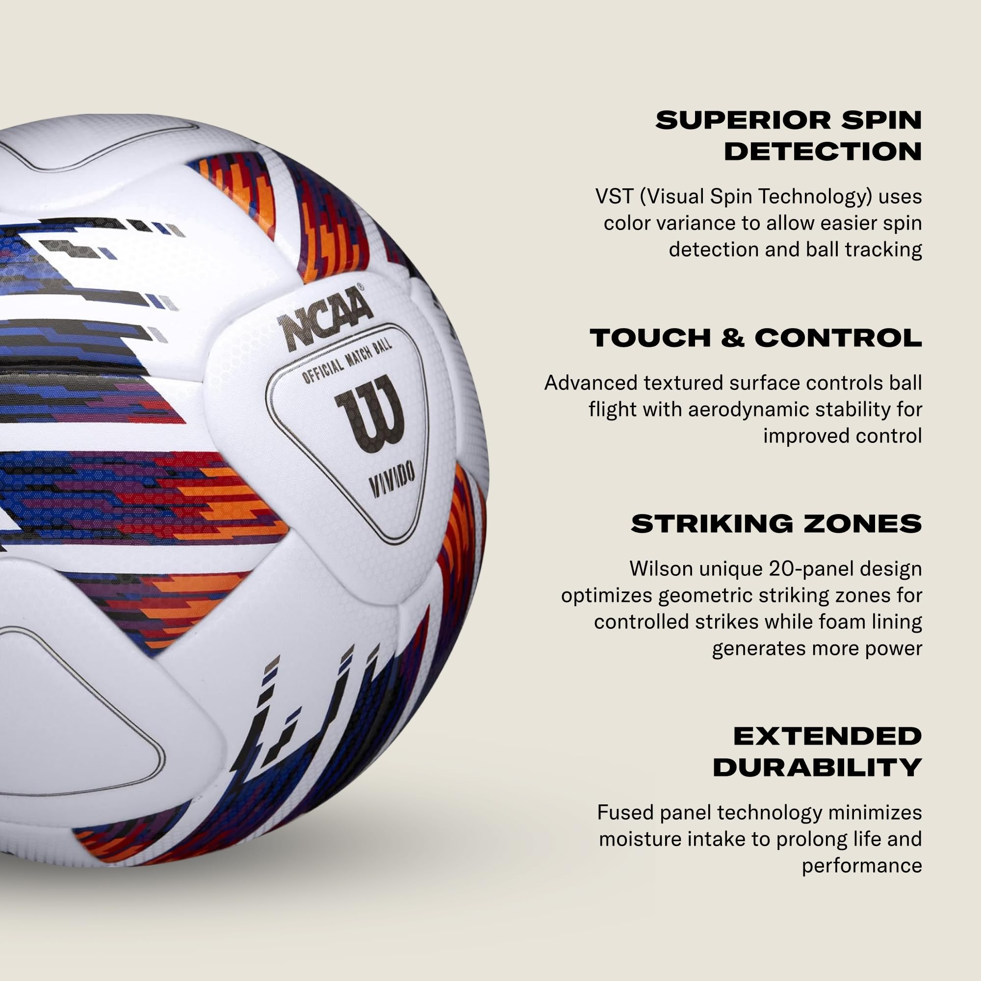 Wilson Palloni da calcio NCAA Match