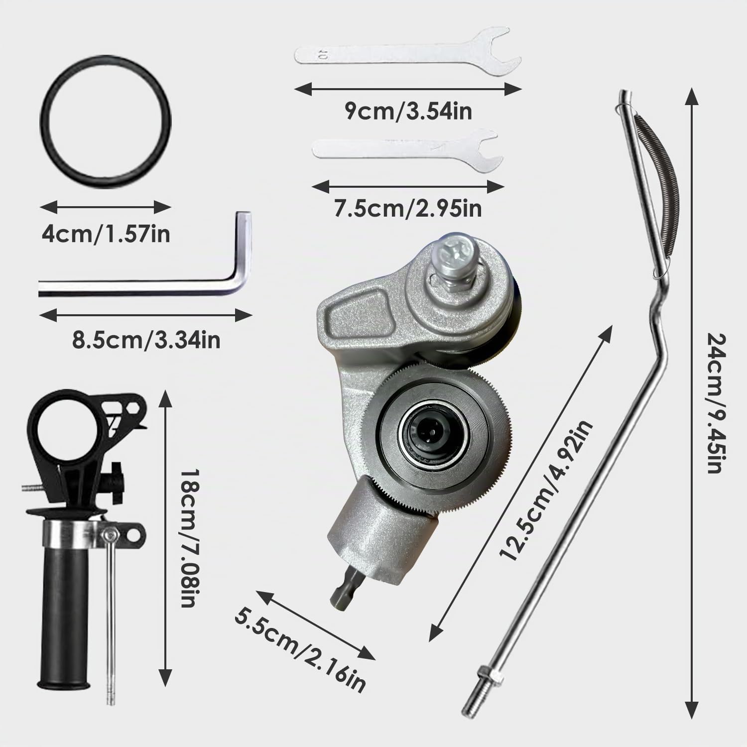 Grignoteuse de Tôle, Cisaille à Tôle Électrique Accessoire de Perceuse Grignoteuse en Métal Grignoteuse de Tôle pour couper des plaques de métal(perceuse non incluse)