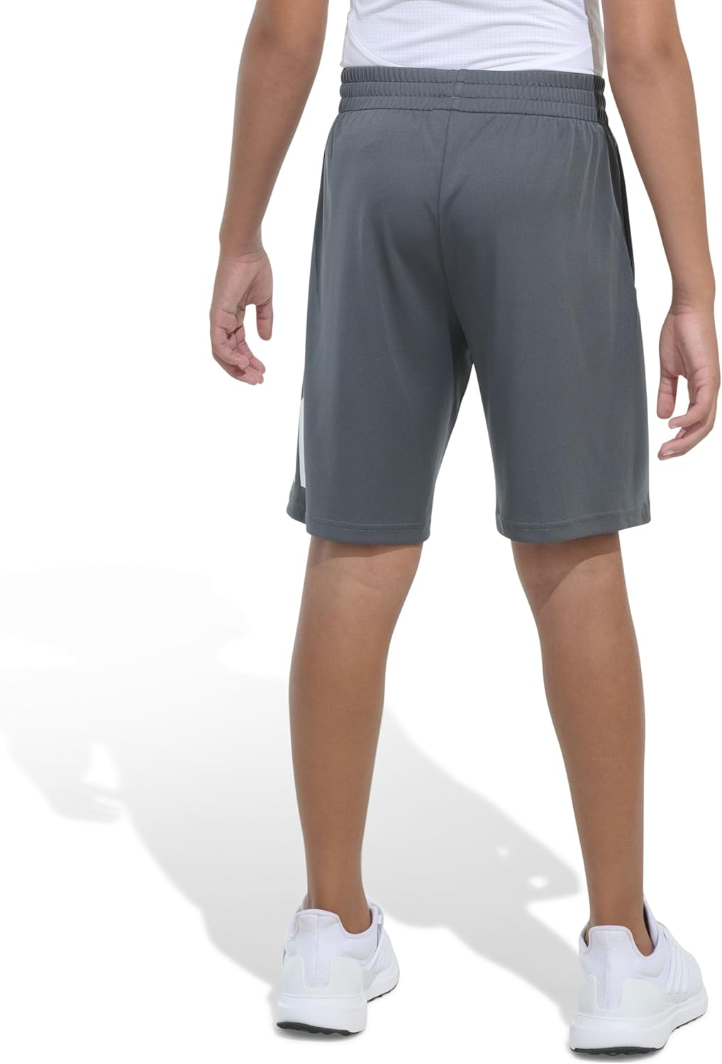 adidas Boys' Essentials Big Logo Active Shorts - Image 7