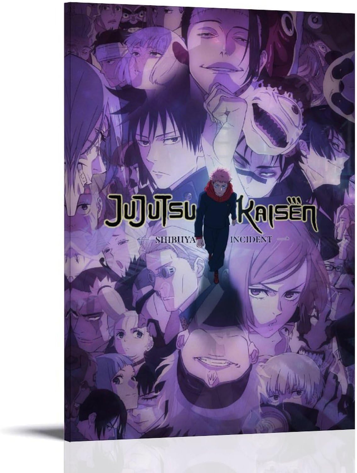 ENILSA Jujutsu Kaisen Japanese Anime PosterCanvas Poster Decorative Painting Canvas Wall Posters And Art Picture Print Modern Family Bedroom Decor Posters 24x36inch(60x90cm)