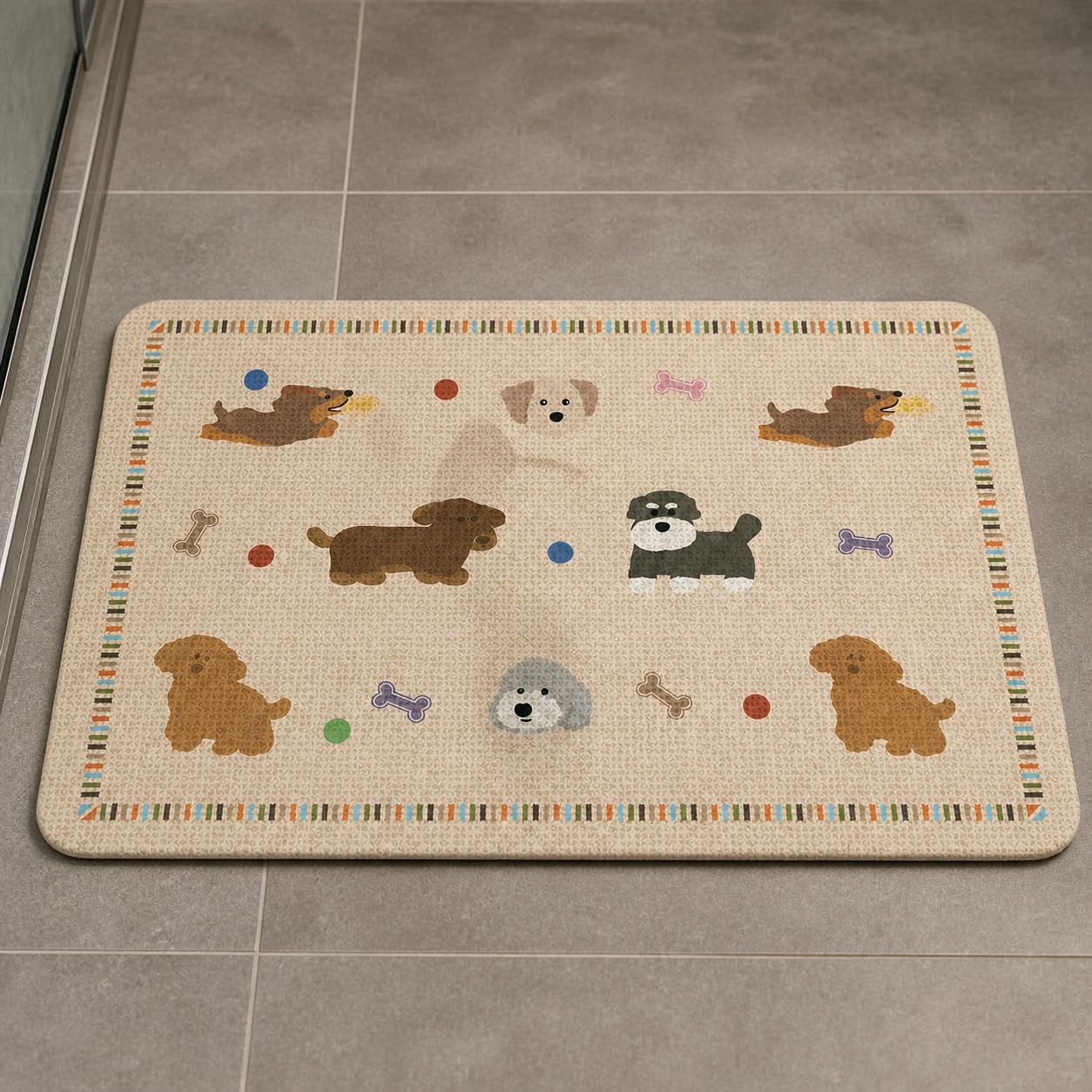 Tapis Bain Séchage Antidérapant, 60 * 90cm