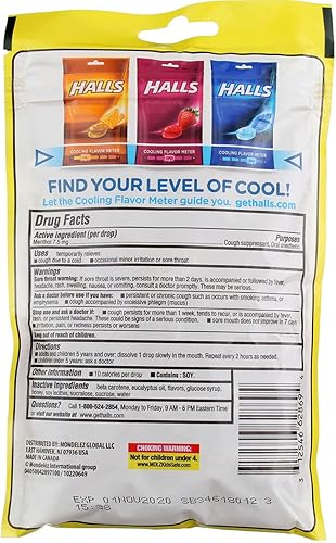 Miniatura 2 de Halls Gotas para la tos de triple acción calmante, miel limón 30 cada una