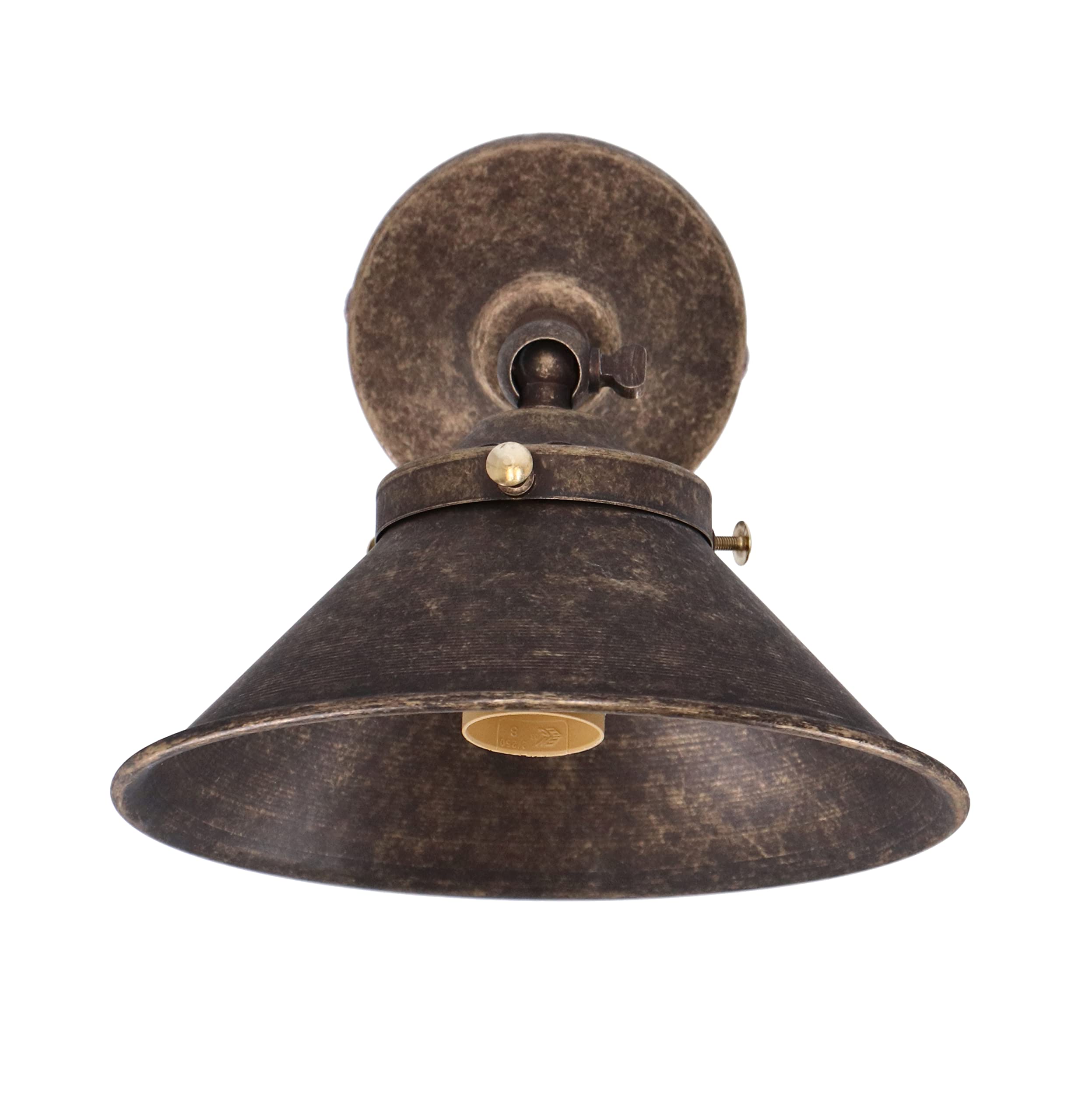 Applique in ottone 1 luce