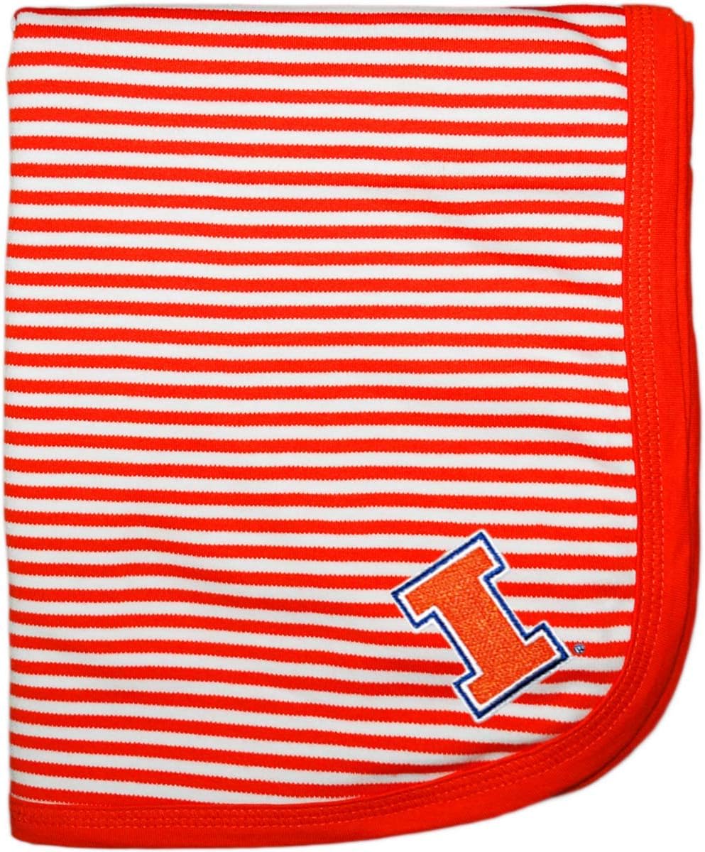 Creative Knitwear Georgia Tech Yellow Jackets Striped Baby and Toddler Blanket