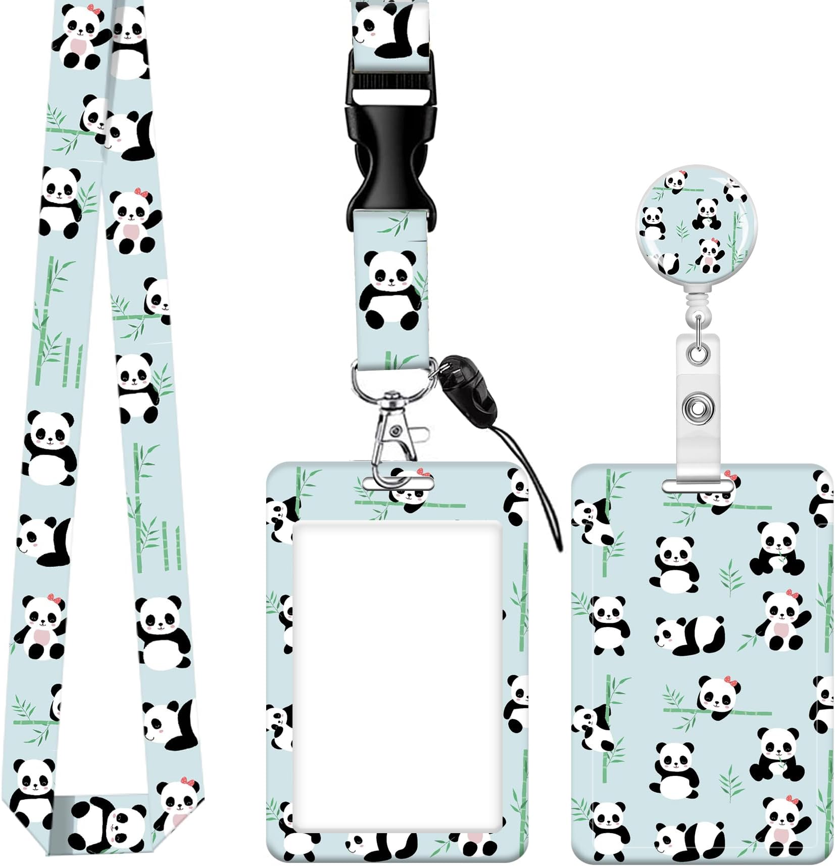 Id Card Holder For Office, Retractable Keychain With Id Card Holder - View #6