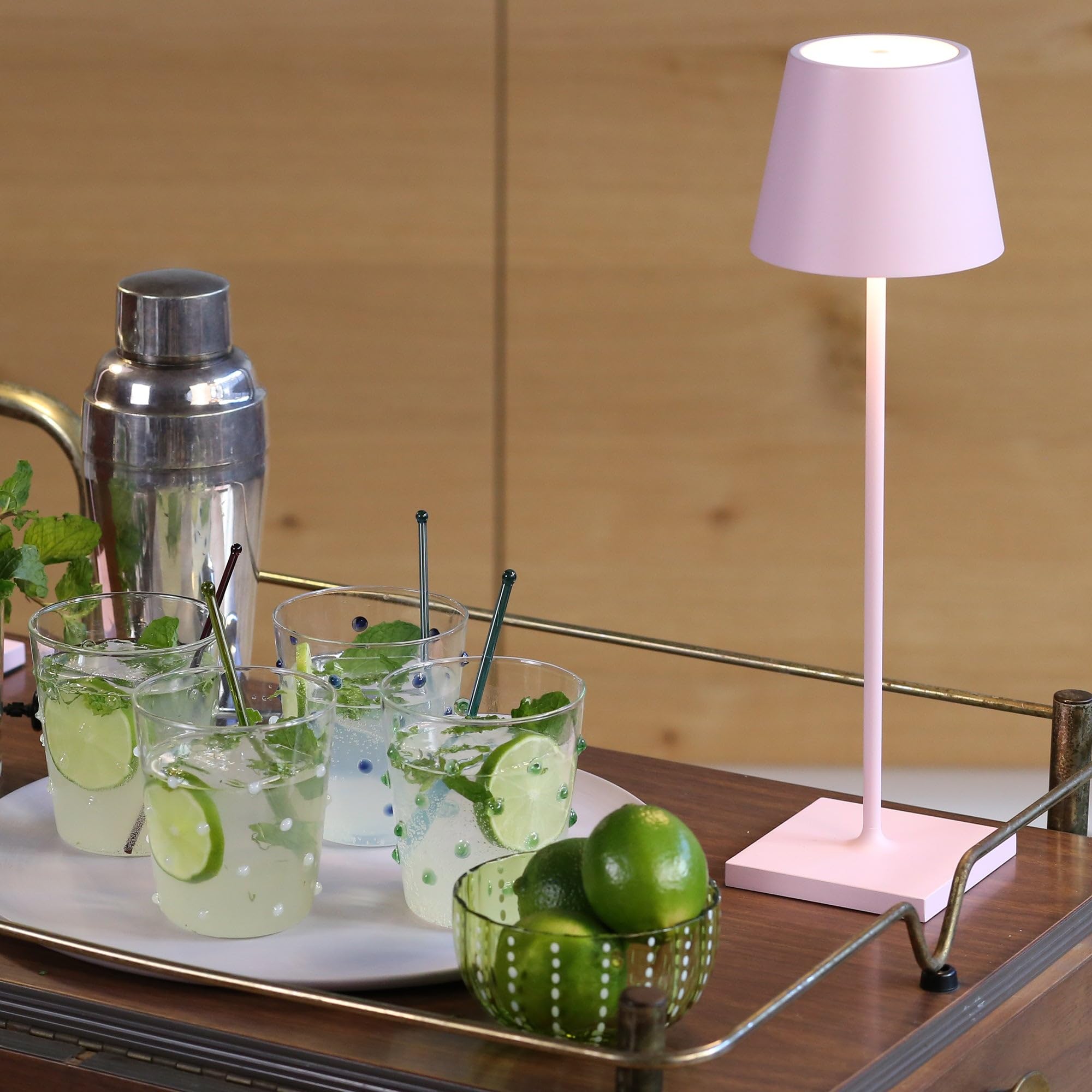 Trinkglas Zafferano Party Tumbler grün 45 cl Set 6 Stück aus Glas