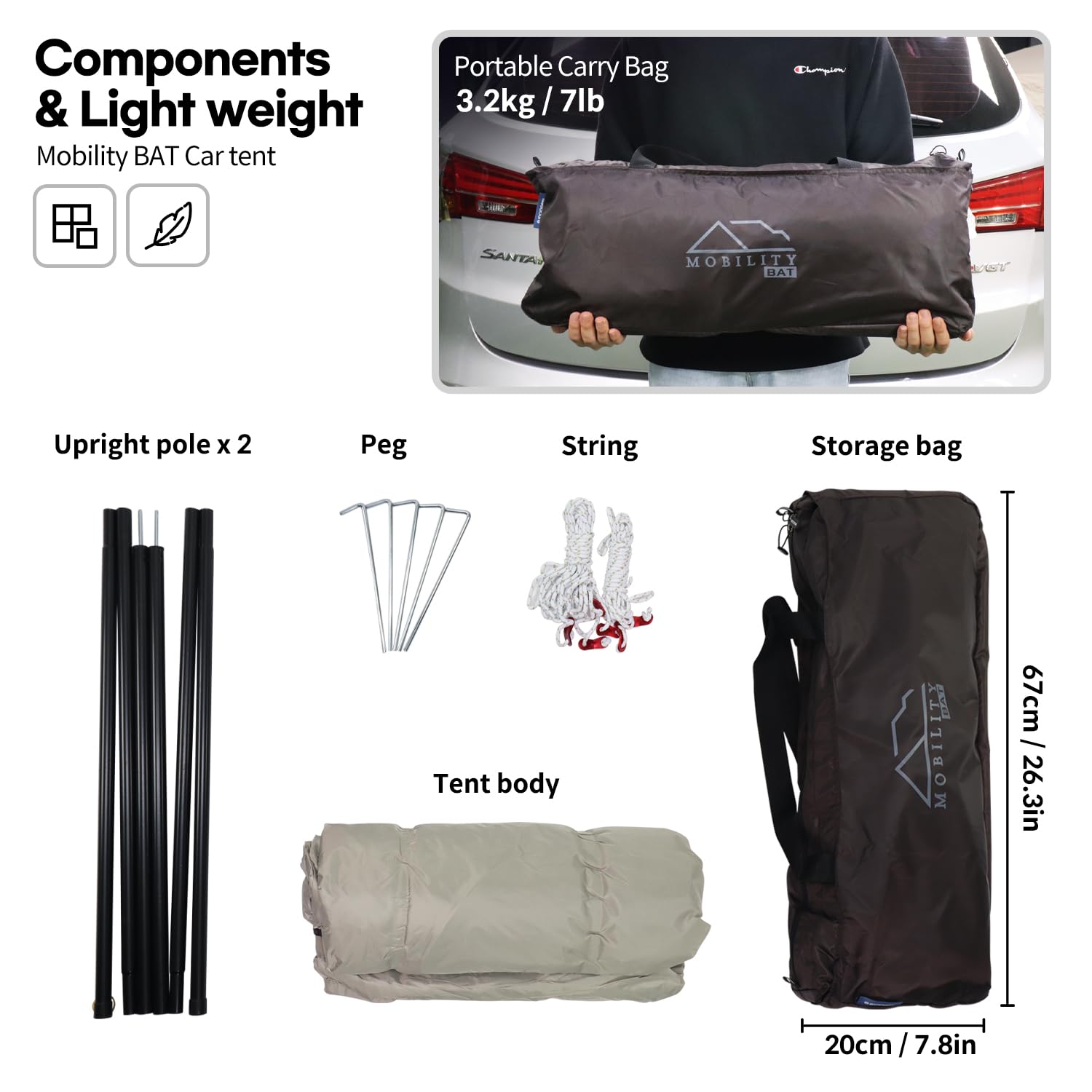 Amazon.com: IDOOGEN: Tailgate tent