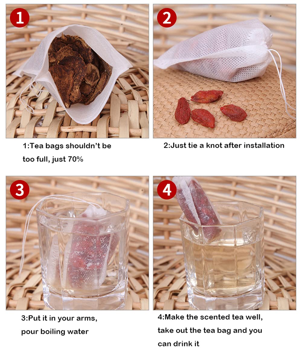 Viropa - Filtri Vuoti per Tè e Tisane - 100 filtri | Accessori per tè e
