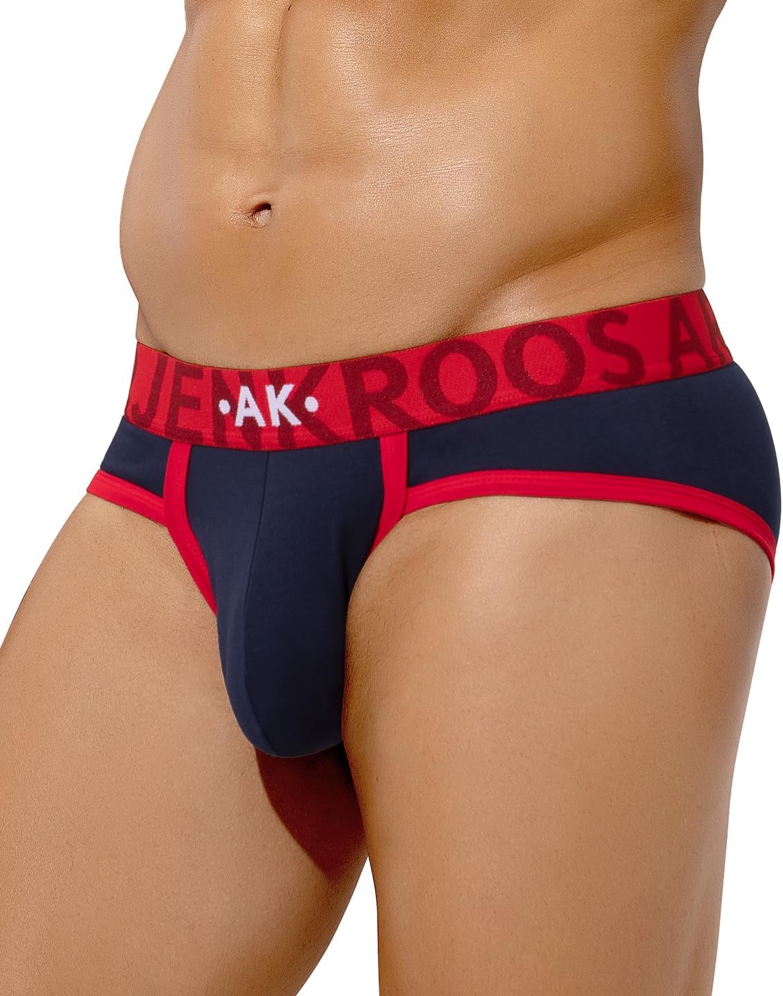 Navy blue - Red
