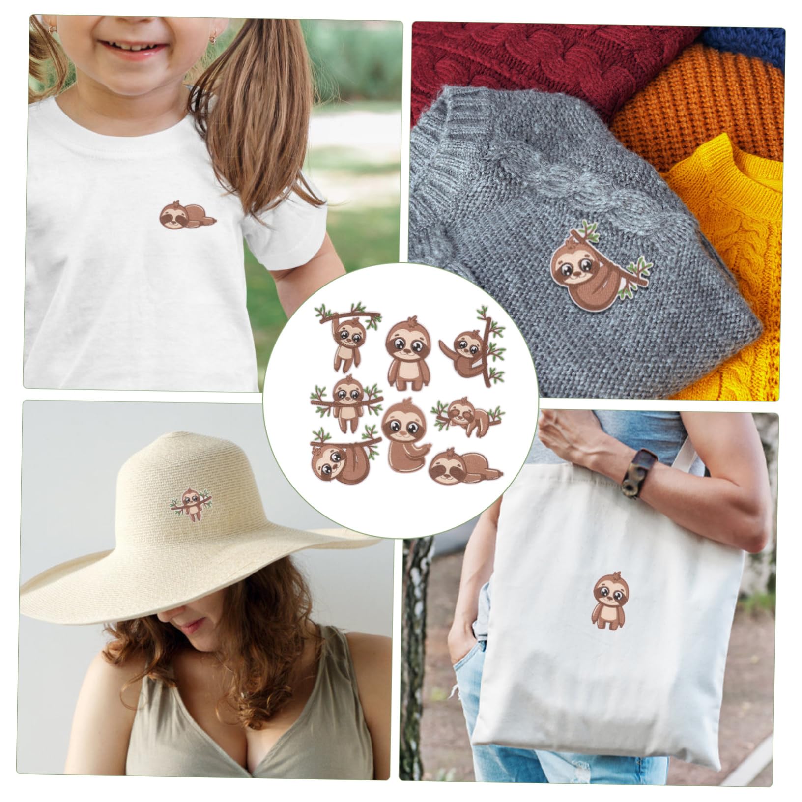 jojofuny 4 Set Toppe Ricamate Forma Applique Per Abbigliamento E Accessori Per Decorare E Magliette 8 Pezzi*4