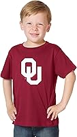 Vista 1 de Little King NCAA - Camiseta con logotipo grande para niños pequeños, 100% algodón, 100% algodón, tallas 2T, 3T, 4T, 5T