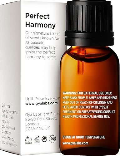 Miniatura 2 de Gya Labs Mezcla de aceites esenciales Harmony, aroma calmante y dulce (0.34 onzas líquidas)