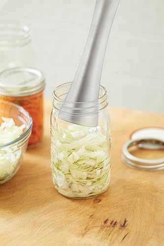 Miniatura 5 de Farm to Table Tamper de acero inoxidable/chucrut/Kimchee Pounder Tamper, 10"