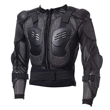 Full Body Motorcycle Riding Jacket Armor Spine Shoulder Chest Protection