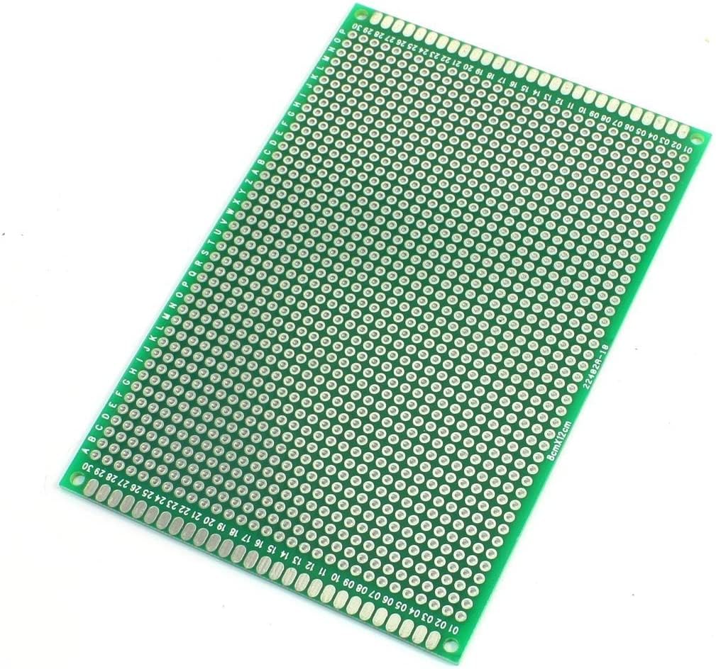 2PCS (8 x 12cm) PCB Board Panel Universal Double Sided Edge Panel for DIY Welding