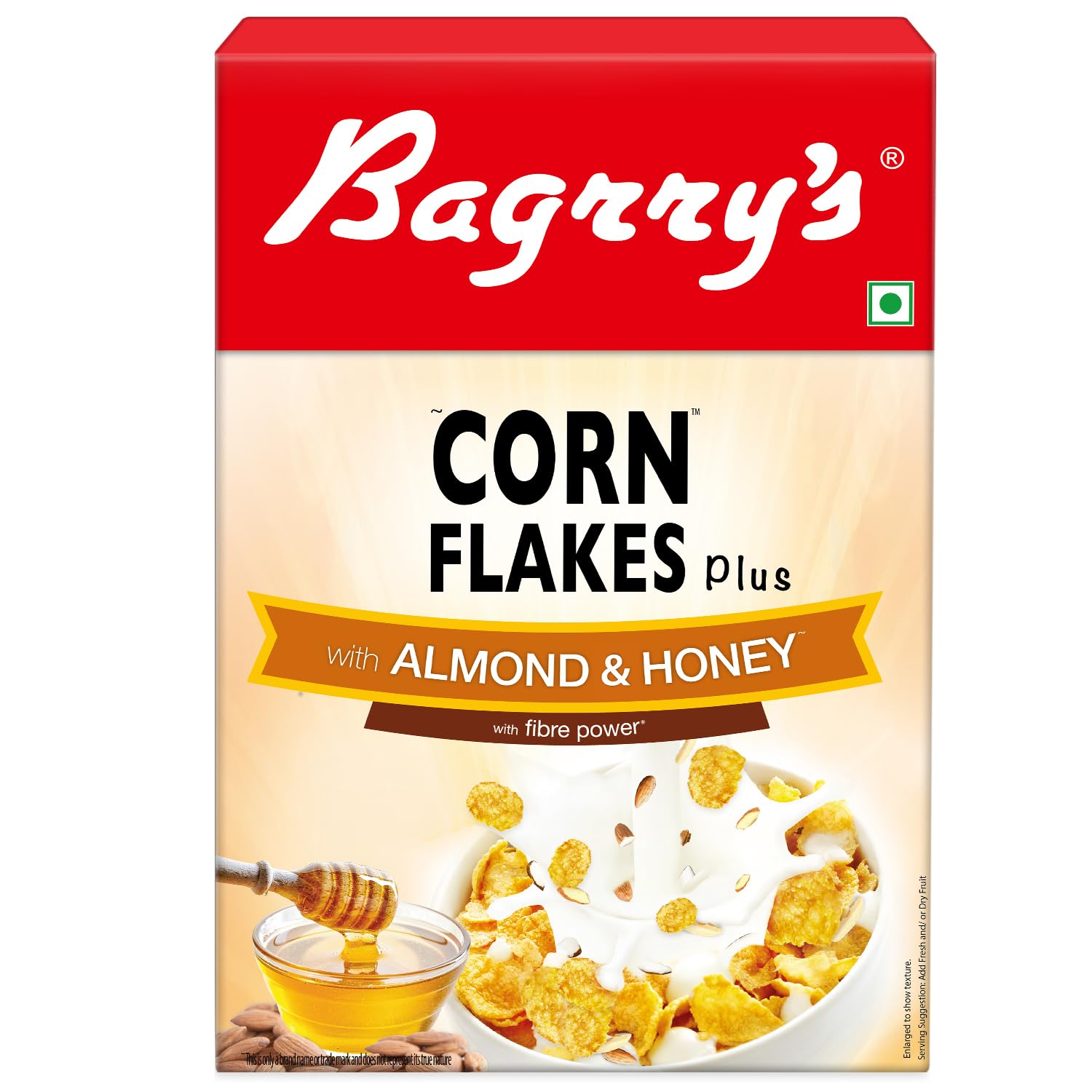 Bagrrys Corn Flakes Plus With Almond And Honey, 300 gm box | Goodness of Almonds, Golden Corn & Raw Honey | Source of Protein & High Fibre | All Natural Cornflakes (B01H1XM5VA) Amazon Price History, Amazon Price Tracker