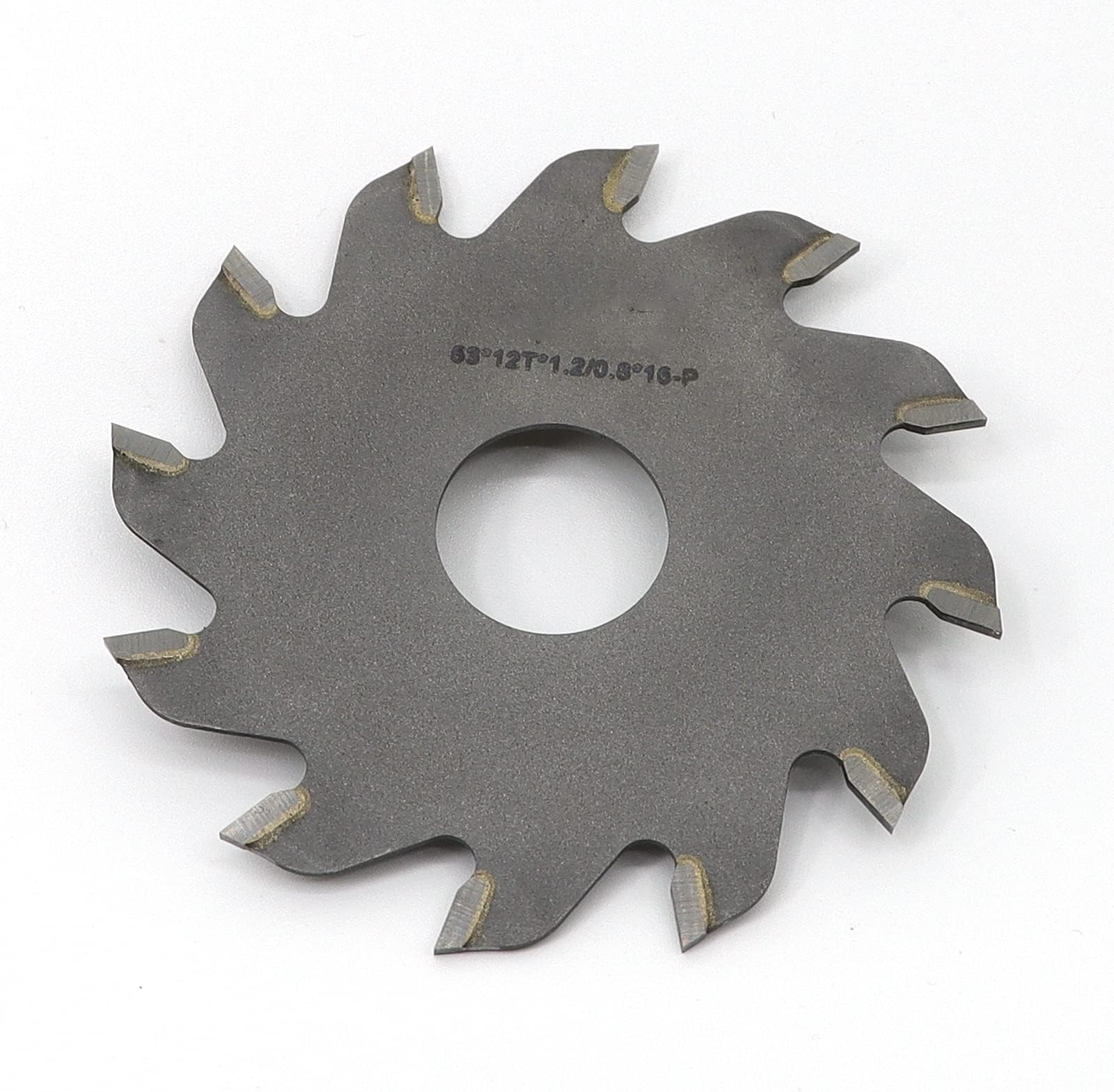 63X0.8mm 12T Alloy Steel Circular Saw Blade Woodworking Mini Hobby Table Saw Replacement Parts for Wood Plastic PVC Cutting