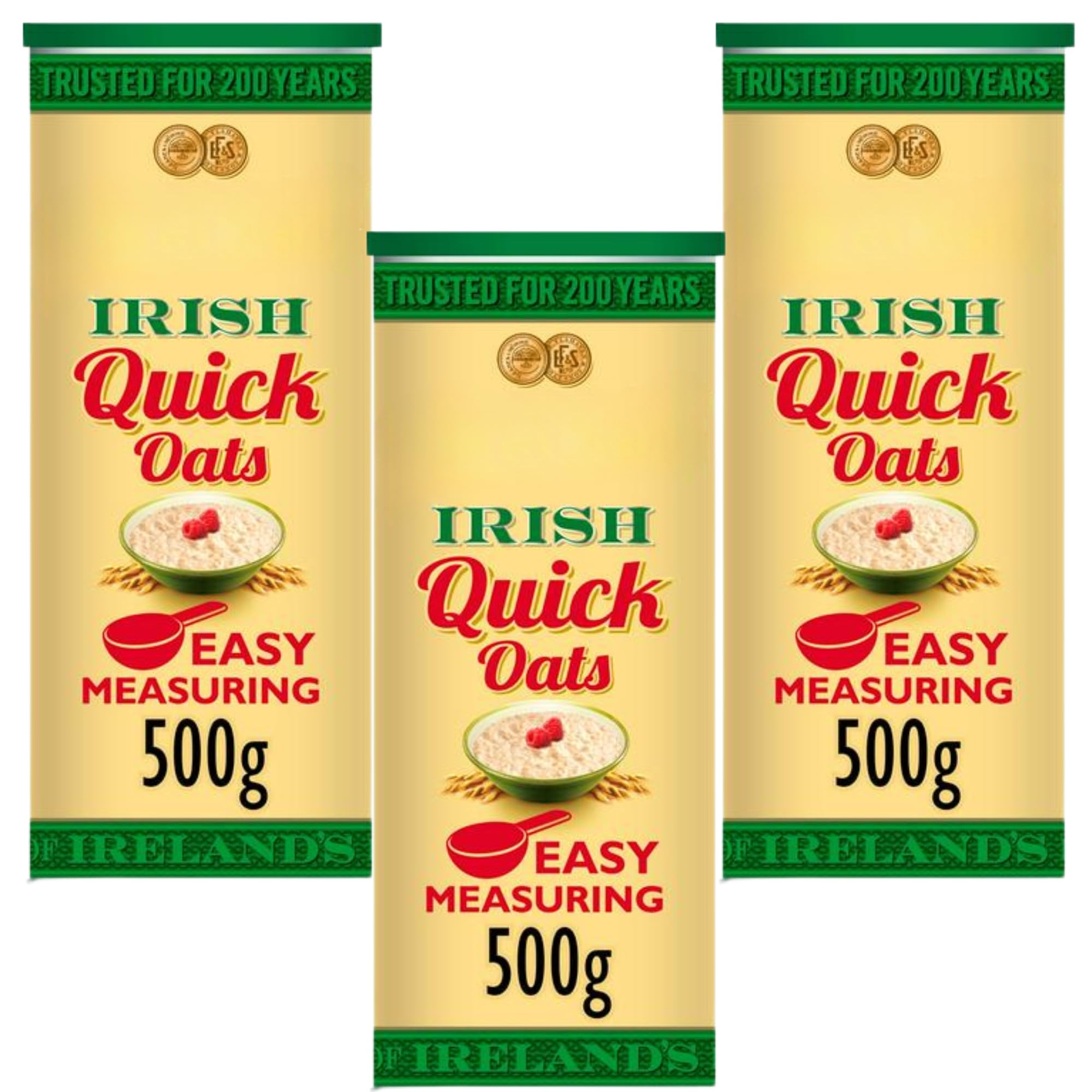 Breakfast Oats Bundle with Flahavan's Irish Quick Oats 500g (3 Pack)