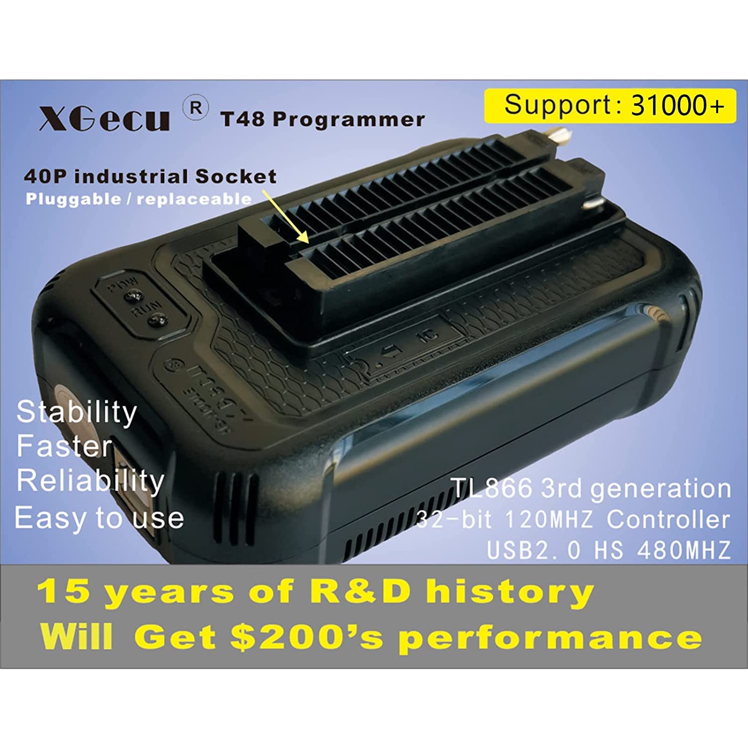 Xgecu TL866II Plus Upgraded xgecu T48 eprom Programmer T48 [TL866