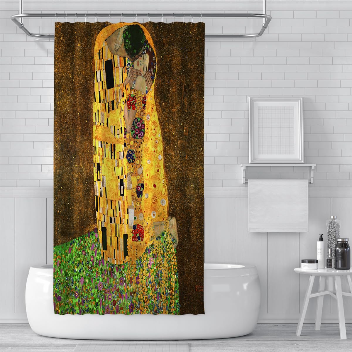 Berühmte Gemäldedruck-Duschvorhänge 240x180cm