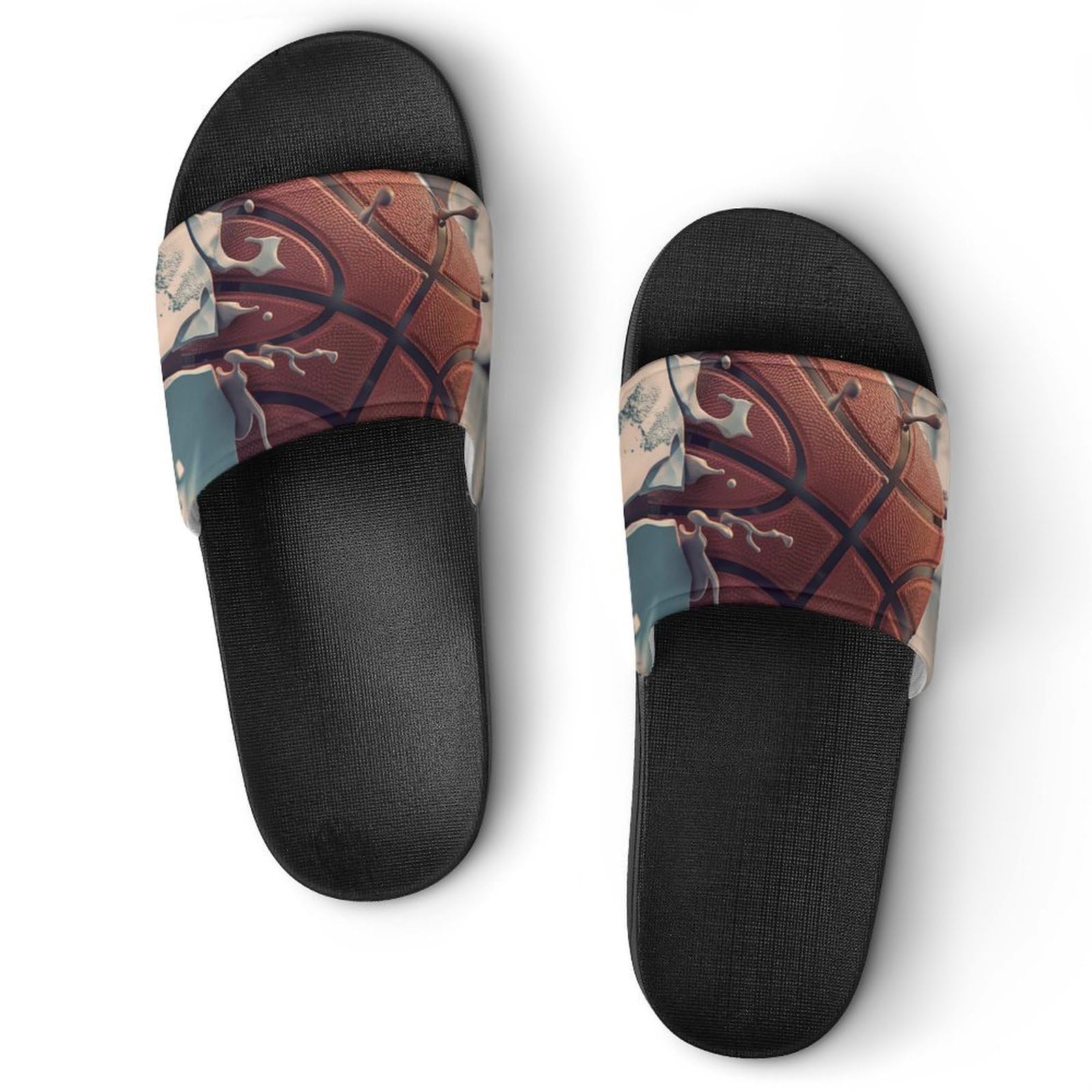 Sandales chaussons de maison slide et pantoufles de bain légères taille 37 - 8