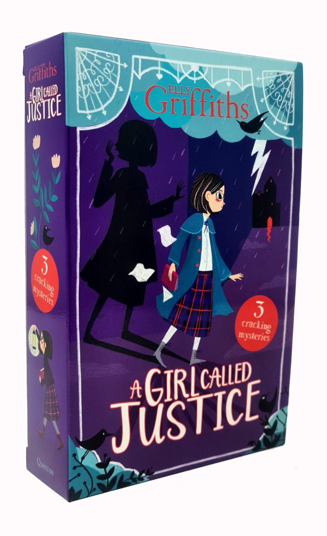 A Girl Called Justice Jones Series 3 Books Collection Box Set By Elly Griffiths (A Girl Called Justice, The Smugglers' Secret & The Ghost in the Garden)