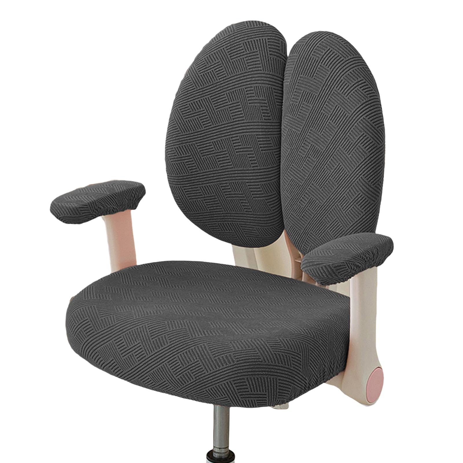 Jazuaiao Polyester Chair Cover Set Seat Cushion and Backrest Spill Resistant for Home Dining or Workspaces Dining Chair Cover Stretchable Seat and Backrest Protectors