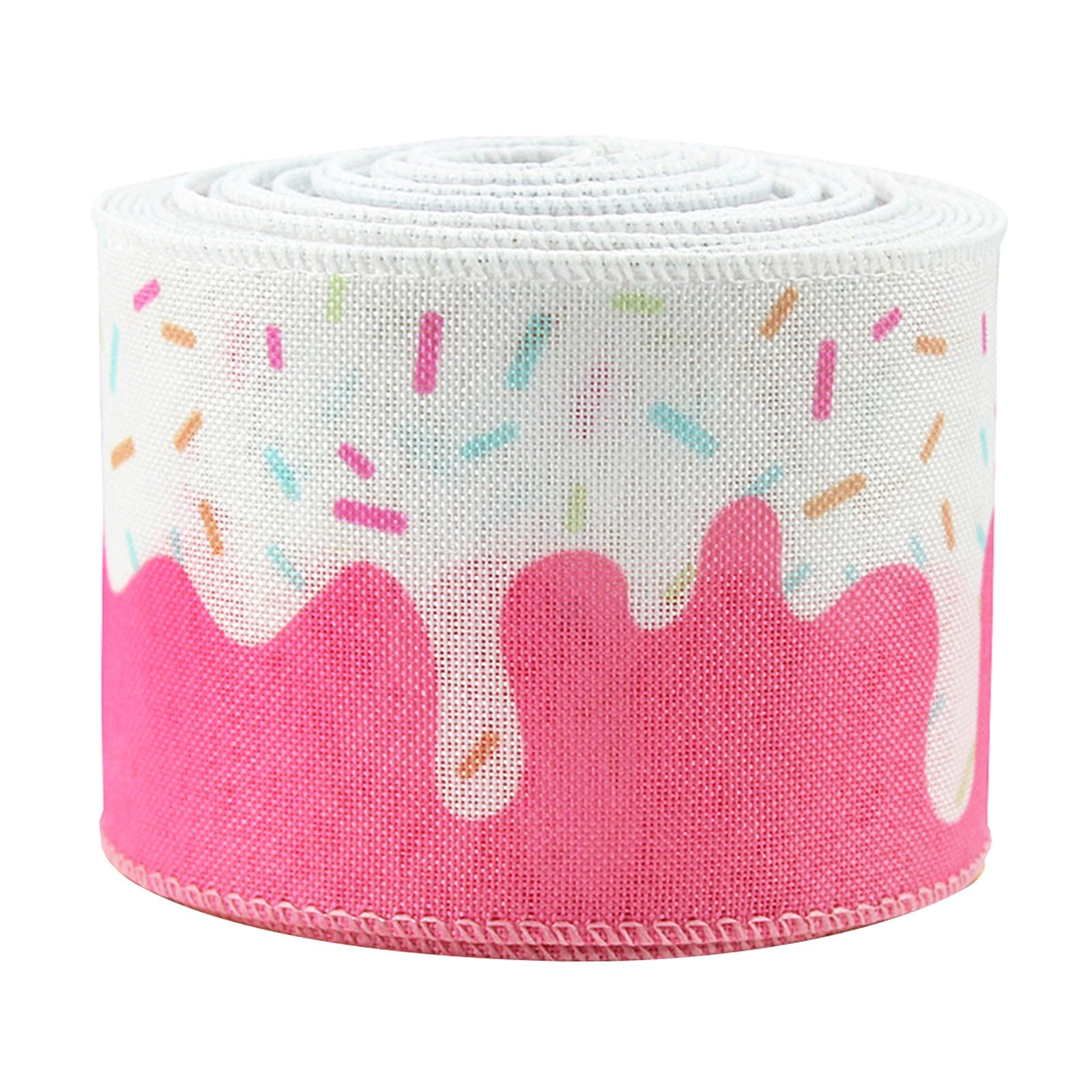 Buxuaaaa Decorative Multiple Pattern Festival Ribbons Multipurpose Christmas Ribbons Decoration for Presents and Ornament Gifts Wrapping Ribbon